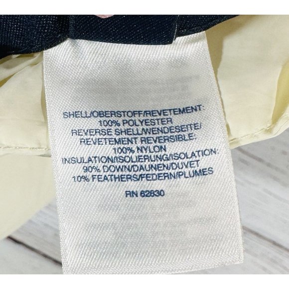 Lands End Reversible Down Packable Puffer Jacket Size 1X (16W - 18W) Warm Pocket - Picture 9 of 10